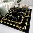 Ylellinen 80x120 cm Samettimatto - Monivärinen, Antibakteerinen, Konepestävä, Liukumaton, 3D Digitaalipainatus - Pienet matot ja käytävämatot - 8681875980356 - 3