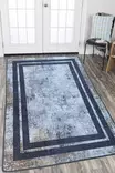 Ylellinen eteisen matto käytävämatto 80x150 cm - Antibakteerinen, Konepestävä, Liukumaton, 100% Polyesteri, Beige/Musta Pronssi - Pienet matot ja käytävämatot - 8683342627986 - 2