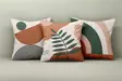 Ylellinen Monivärinen Tyynynpäällinen 3 kpl - 50% Puuvilla, 50% Polyesteri, 43x43 cm, Konepestävä ja Silitysmahdollisuus - Koristetyynyt - 8684283661596 - 2