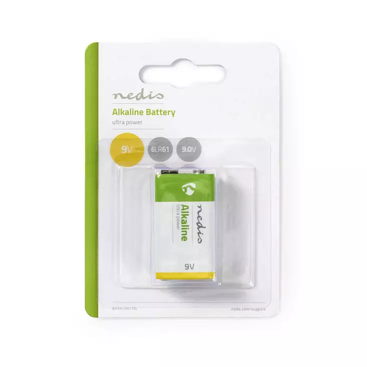 Alkaliparisto 9V | 6LR61 | 1-Pakkaus - Alkaliparistot - 5412810266906 - 1