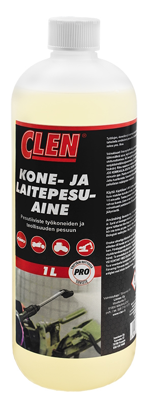 Clen kone-ja laitepesuaine 260 / 1L - Auton pesutarvikkeet - 6418549002616 - 1