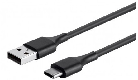 Datakaapeli USB-C 0,5m musta, Mobia - USB-C -kaapelit - 6430076520166 - 1