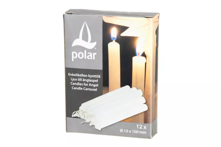 Enkelikellon kynttilä 12 kpl - Kynttilät ja lyhdyt - 6410412407016 - 4
