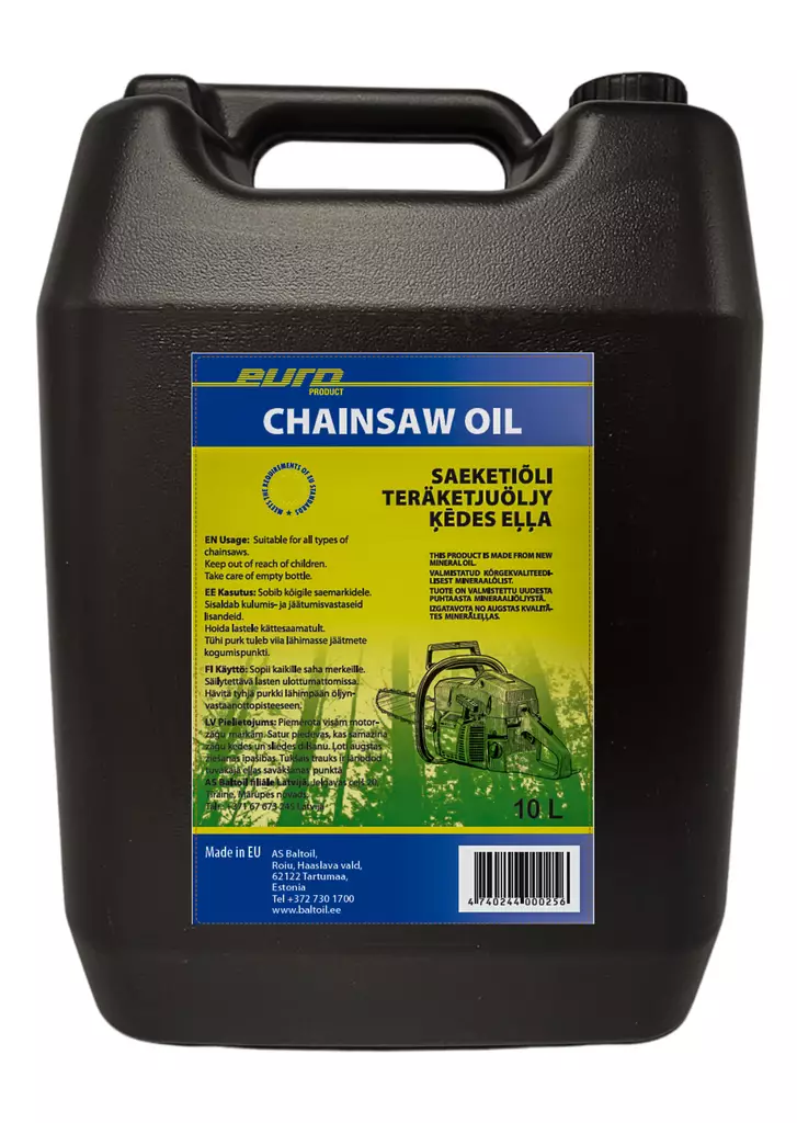 Euro Chainsaw Oil 10 L - Teräketjut ja laipat - 4740244000256 - 1