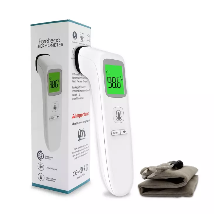 Non Contact infrapuna-otsakuumemittari p=C3=A4=C3=A4kuva=20 - Verenpaine- ja kuumemittarit - 6971522820046 - 1