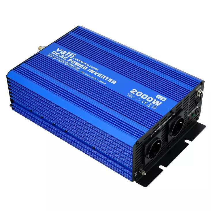 Invertteri siniaalto 2000 W 12 V Vatti - Invertterit ja virtamuuntimet - 6438168103136 - 1