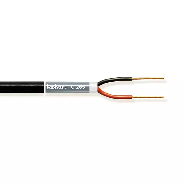 Kaiutinkaapelikela 2x 1.00 mm² 100 m Musta - Audiokaapelit - 8010246014176 - 10