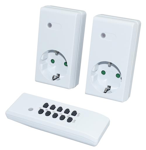 Kauko-ohjattava pistorasia - Ajastimet & kauko-ohjattavat pistorasiat - 6438140935526 - 1