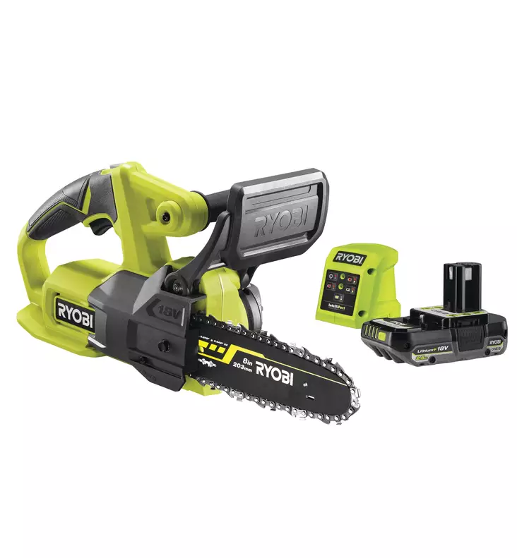 Ketjusaha Ryobi 18V Compact, 20 cm - Moottorisahat - 4892210203946 - 1