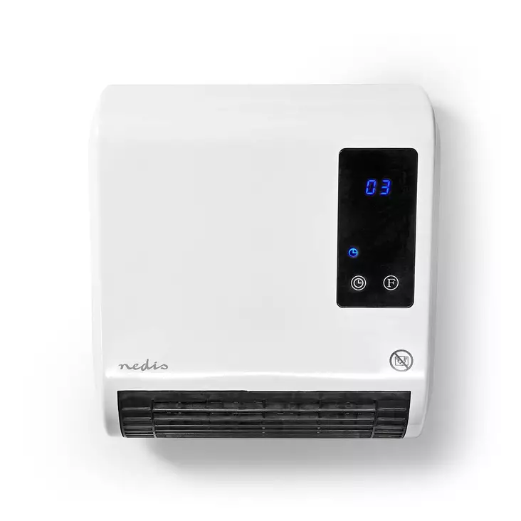 Kylpyhuoneen lämmittimet | 2000 W | Säädettävä termostaatti | 2 Heat Tilat | IP22 | Kaukosäädin | Valkoinen - Lämmitys - 5412810336296 - 1