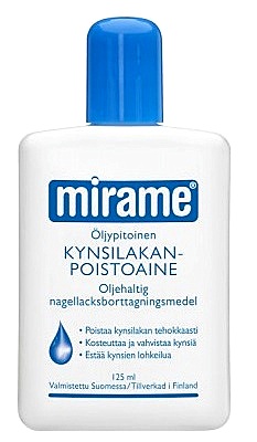 Kynsilakanpoistoaine Mirame 125 ml - Käsien hoito - 676-7060-06 - 1