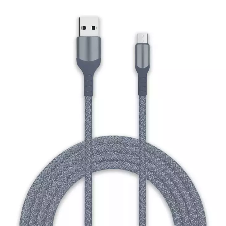 Latauskaapeli USB A-MICRO USB harmaa - Micro-USB -kaapelit - 6438151019826 - 1