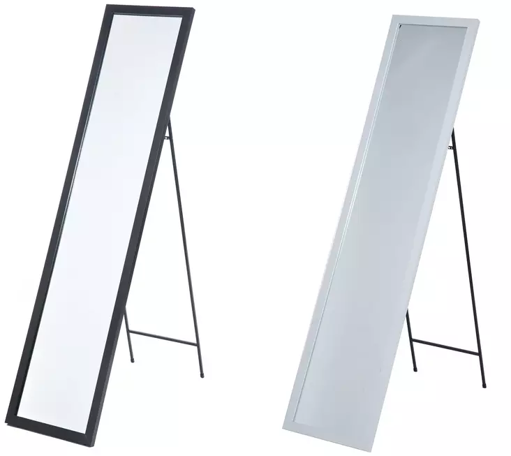 Lattiapeili musta ja valkoinen kokonaisuudessaan - Peilit - 6410412757876 - 1