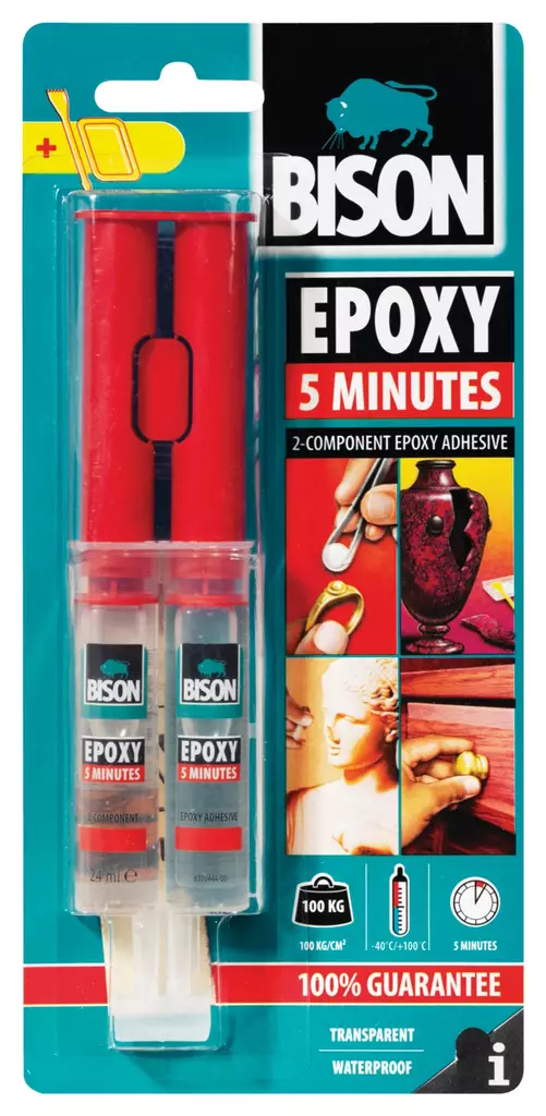 Liima Bison Epoxy 5 min 24ml - Liimat - 8710439153056 - 1