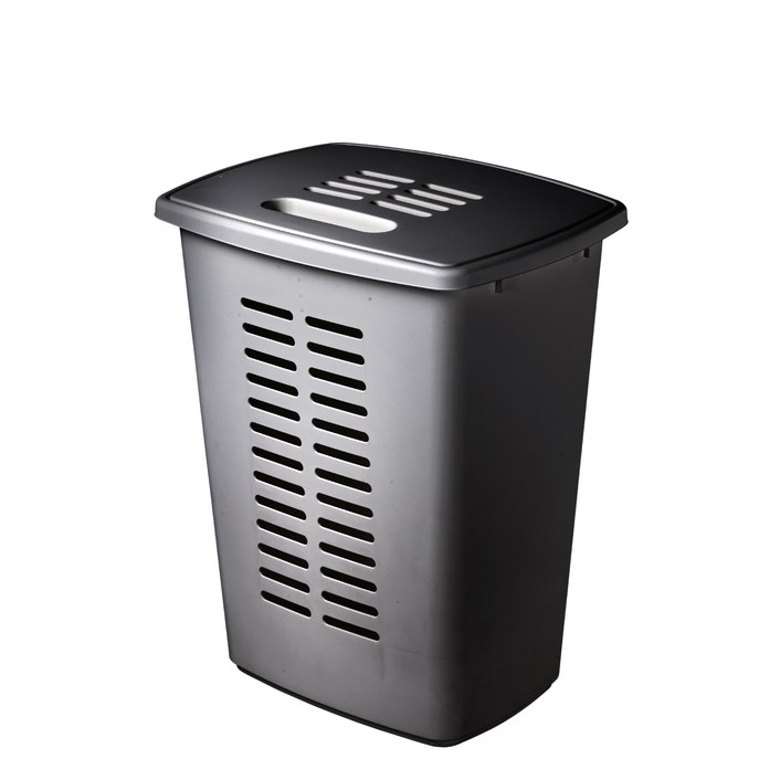 Likapyykkikori 60 l Orthex tummanharmaa - Pyykinkuivaus ja pyykkikorit - 6411760371646 - 1