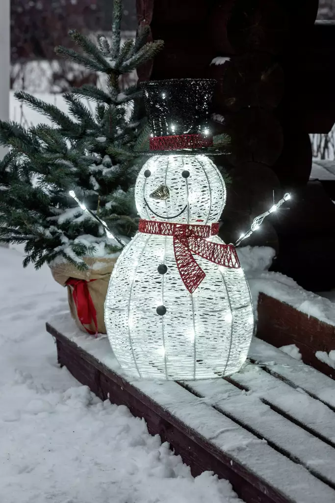 Niclas lumiukko k. 72 cm 60 led ip4 - Koristevalot - 6435200288776 - 1