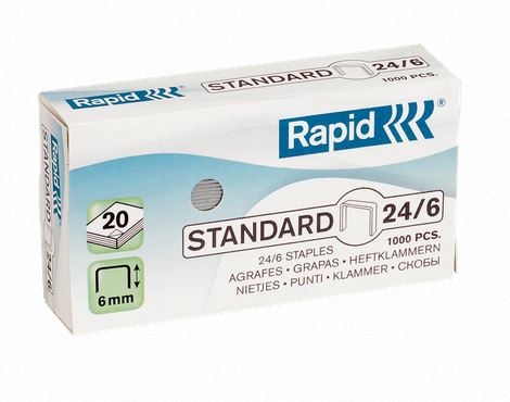 Niitti Rapid 24/6mm 1M G - Työpöydän tarvikkeet - 7313468556006 - 2