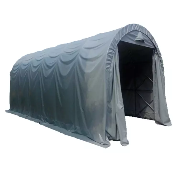 Prohall 3,5 x 7,5 x 3,5 m 500g harmaa caravantalli - Pressutallit ja -hallit - 6438014166506 - 1