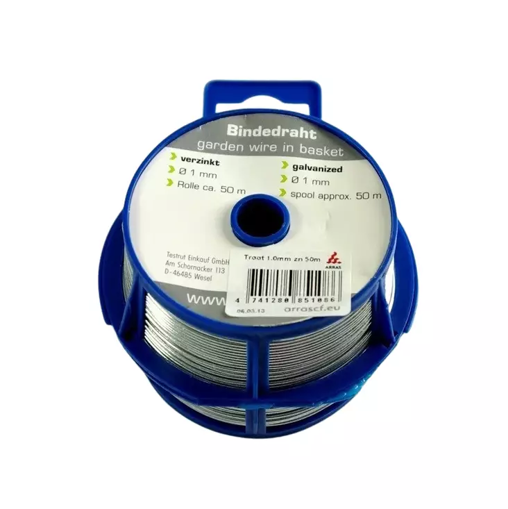 Rautalanka 1,0 mm 50 m - Ketjut, vaijerit ja rautalangat - 4741280851086 - 1