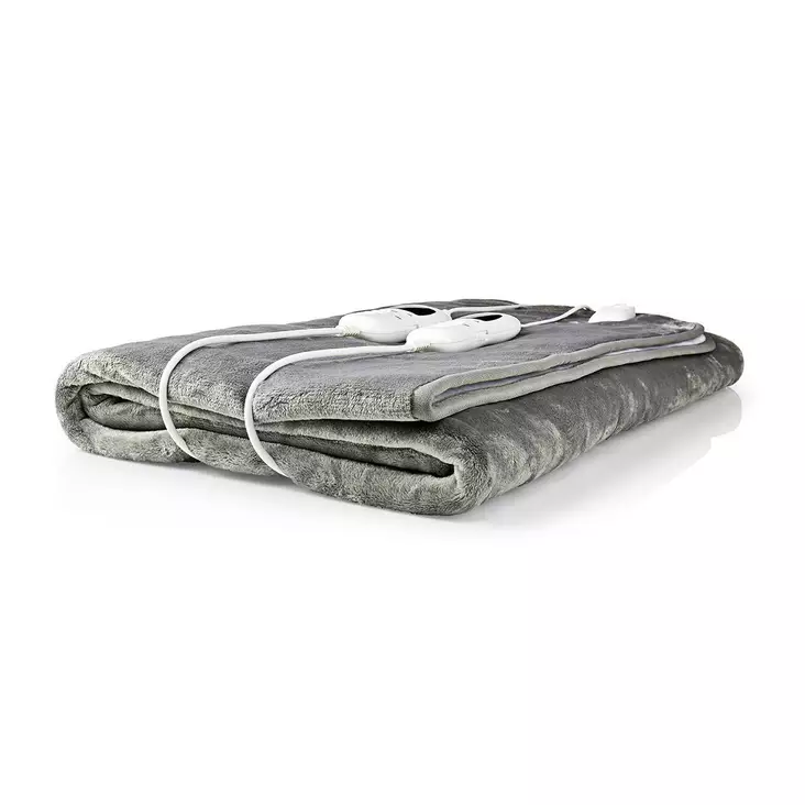 Sähköinen Peitto | Alushuopa | 2 Persons | 160 x 140 cm | 9 Lämpöasetusta | 9 h | Pestävä | Ylikuumenemissuoja | Digitaalinen ohjaus | Fleece / Polyesteri - Nedis tuotteet - 5412810316946 - 1