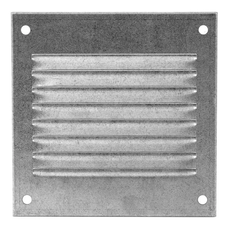 S=C3=A4le 100 x 100 mm ter=C3=A4s - Ilmanvaihtoventtiilit ja säleiköt - 4750492001486 - 1