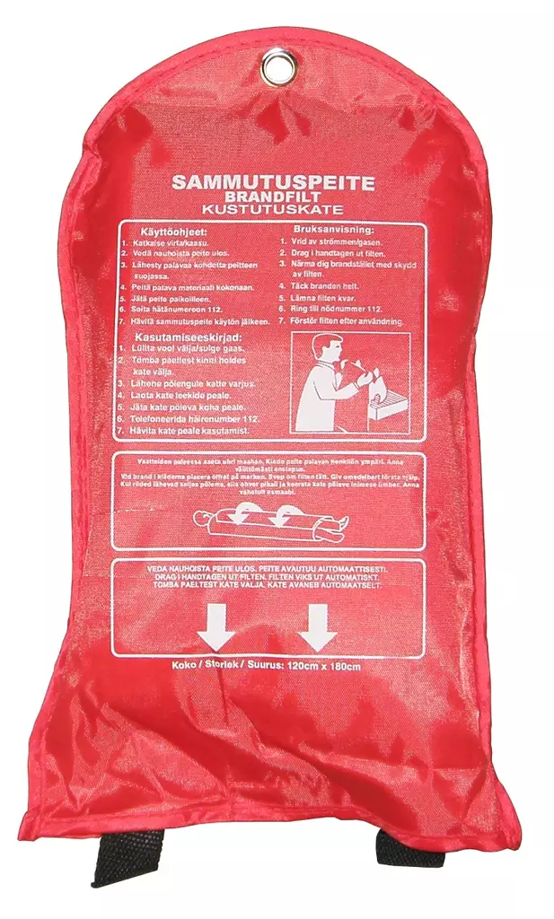 Sammutuspeite 1,8 x 1,2 m - Sammutusvälineet - 6438140936066 - 1