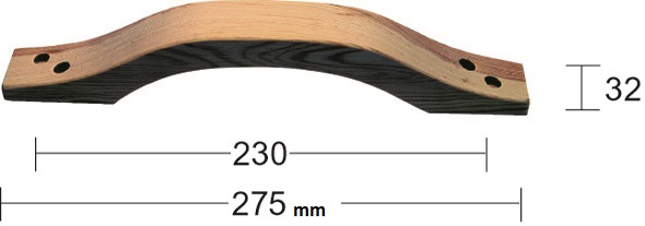 Saunavedin Habo 1443 M=C3=A4nty 275 mm - Ovenkahvat ja vetimet - 619-0042-26 - 1