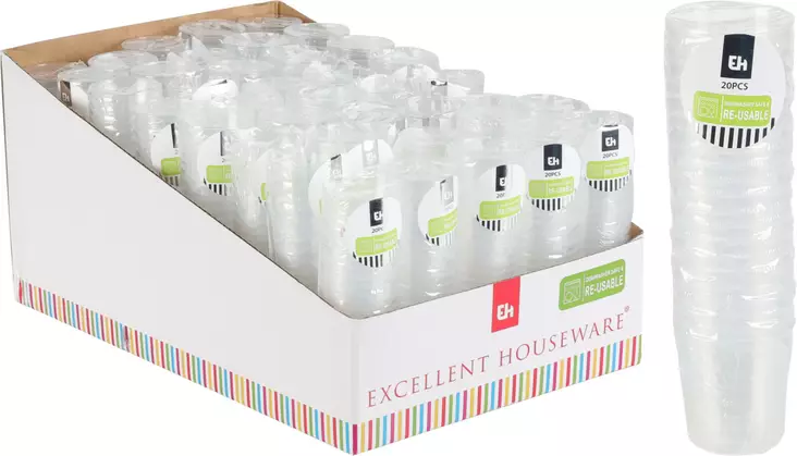 Shottilasi 30ml 20kpl - Kertakäyttöastiat - 8720573551656 - 1