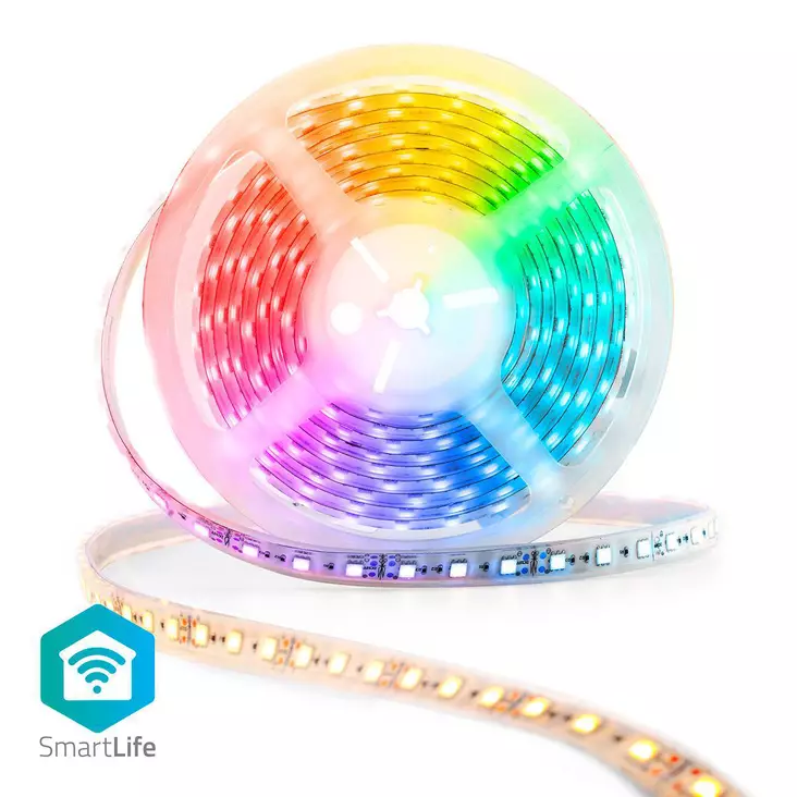 SmartLife LED-Nauha | Kylmä Valkoinen / Lämmin Valkoinen / RGB | SMD | 5.00 m | IP44 | 2700 - 6500 K | 960 lm | Android / IOS - LED-nauhat - 5412810303106 - 1
