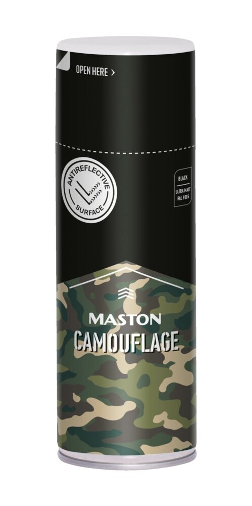 Spraymaali Camouflage Black RAL9005 - Spraymaalit - 6412490004866 - 1