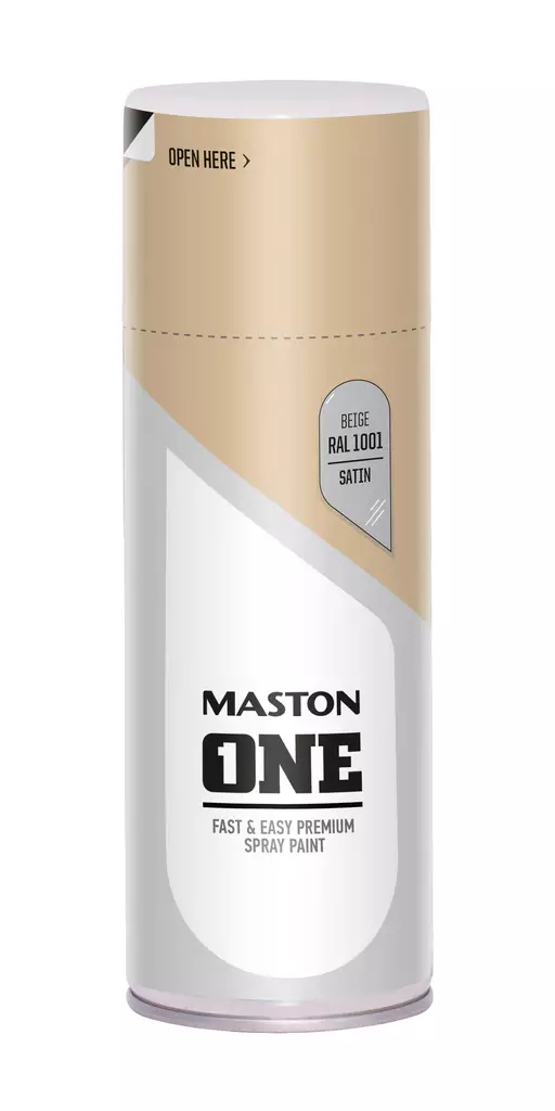 Spraymaali ONE - Satiini Beige RAL1001 - Spraymaalit - 6412490022976 - 1