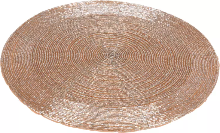 Tabletti 30 cm shampanja helmi - Pöytäliinat ja tabletit - 8720573206136 - 1