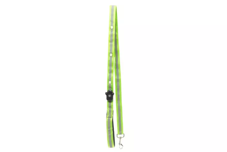 Talutushihna ledillä 120 cm vihreä - Koiran pannat, hihnat ja valjaat - 6410412947796 - 1