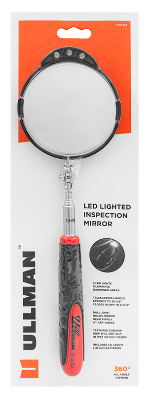 Tarkastuspeili 86 mm / 165-770 mm led-va - Auton yleistyökalut - 032513101806 - 1