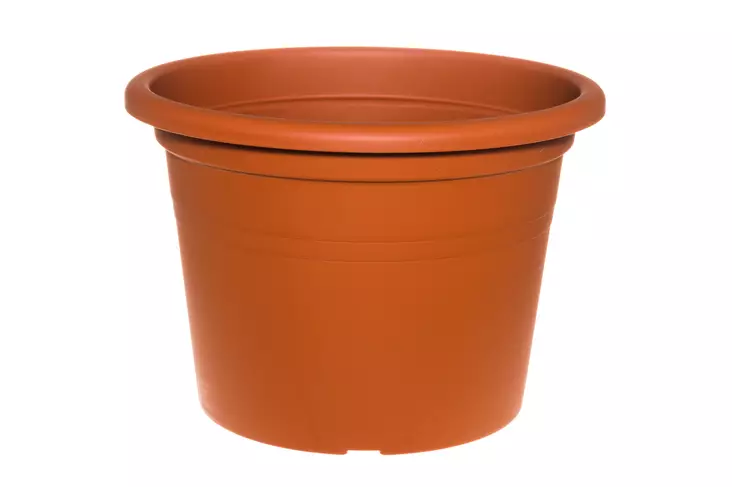 Teraplast Muoviruukku RE-Cilindro 50 cm terracotta - Ruukut - 8051560171596 - 1