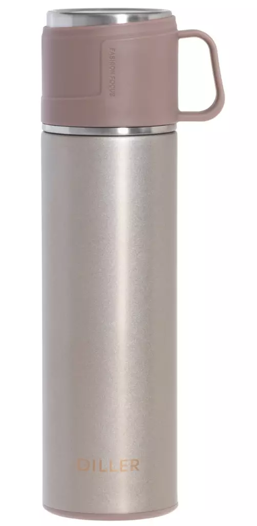 Termosmuki kahvalla 400 ml kulta - Juomapullot - 6410416013206 - 1