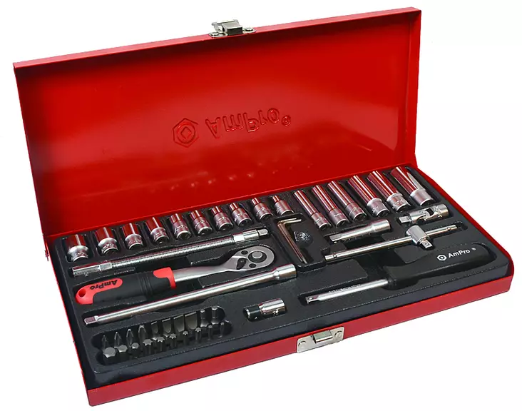 Työkalusarja 1/4" 48-os. - Hylsysarjat - 795609450126 - 1