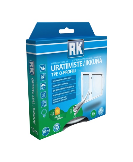 Uratiiviste ikkunatiiviste valkoinen - Ikkuna- ja ovitiivisteet - 6418091340006 - 1