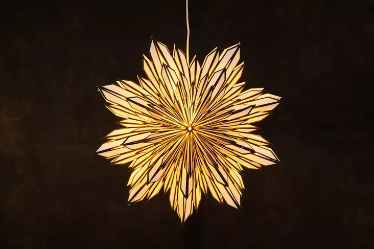 Valokoriste Malva 58 cm Finnlumor - Valokoristeet ja valohahmot - 6410416089546 - 1