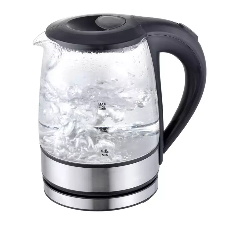 Vedenkeitin 1,2L lasinen 1500W Prego - Kahvinkeittimet ja vedenkeittimet - 6430037752766 - 1