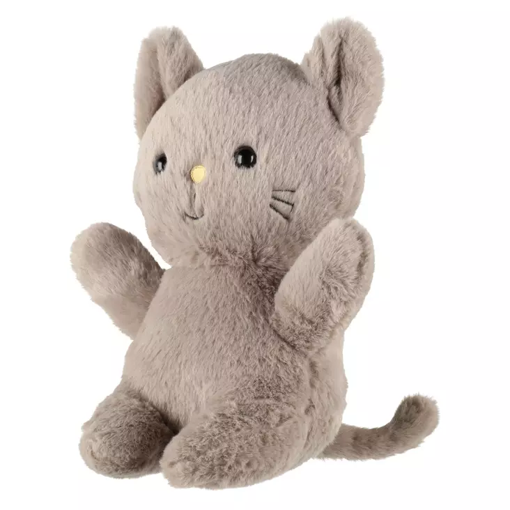 Pehmoeläin kissa istuva harmaa 25 cm - Pehmolelut - 6410416513386 - 1