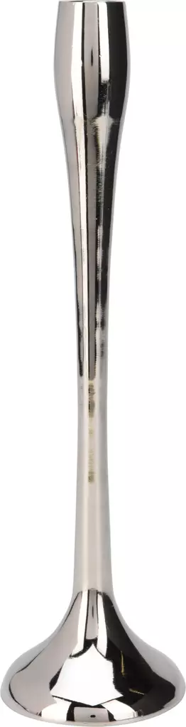 Hopeinen alumiininen kynttilänjalka 85x310mm – moderni, tyylikäs ja kestävä sisustuksen kohokohta - Kynttilät ja lyhdyt - 8721037245456 - 1
