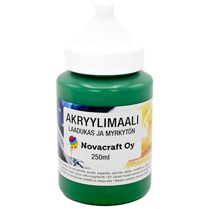 Akryylimaali 250 ml vihreä - Akryylimaalit- ja värit - 6429810234056 - 1