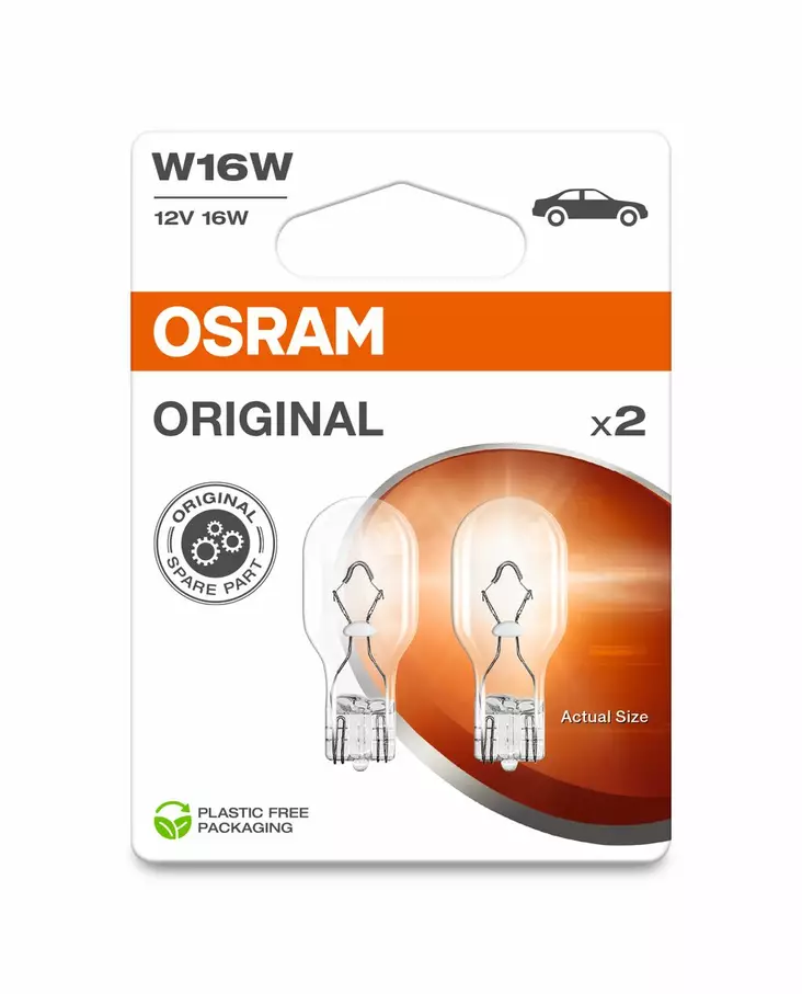Osram W16W - Ajovalot ja polttimot - 4062172396486 - 1