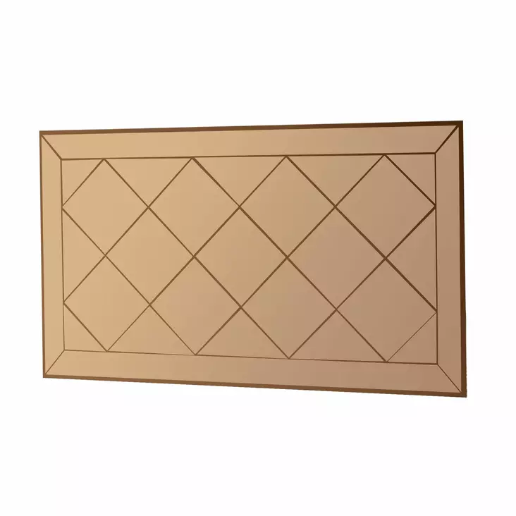 Ekologinen Flotal-E Peili - MDF, Pronssi, 60x120 cm, Seinälle Kiinnitettävä, Ylellinen ja Kestävä Sisustuselementti - Peilit - 8684282429616 - 1
