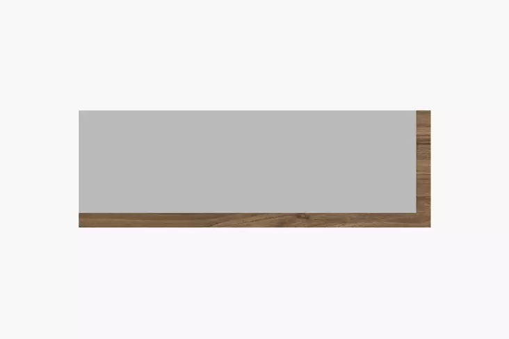 Ekologinen Flotal-E Peili - Valkoinen Pähkinä, 100% MDF, 40x120x2,2 cm, Seinään Kiinnitettävä, Tyylikäs Sisustuselementti - Peilit - 8684282667506 - 1