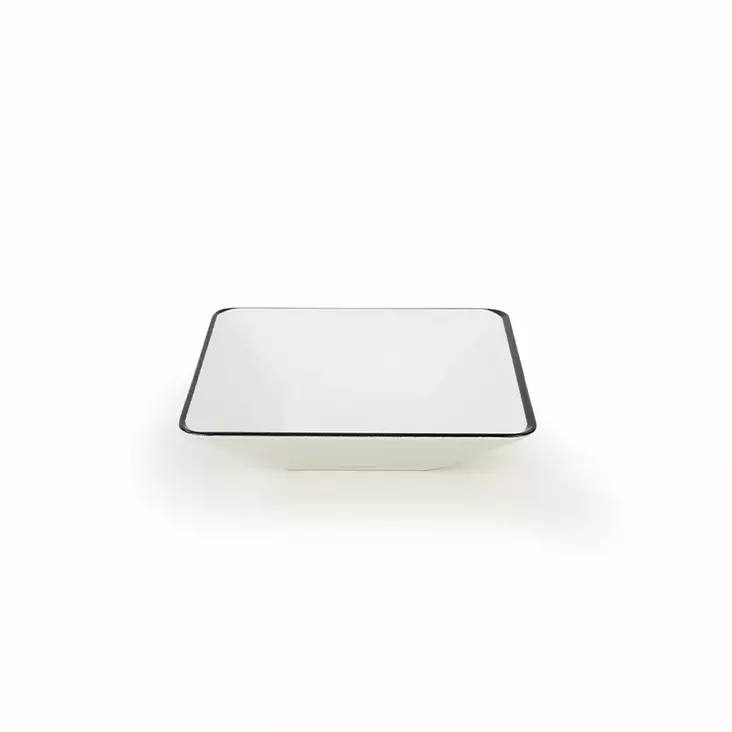 Keraaminen 24-osainen astiastosetti - Mustavalkoinen - 100% Keraaminen Kivitavara - Hygieeninen ja Ekologinen - Tarjoiluastiat - 8683342857826 - 1