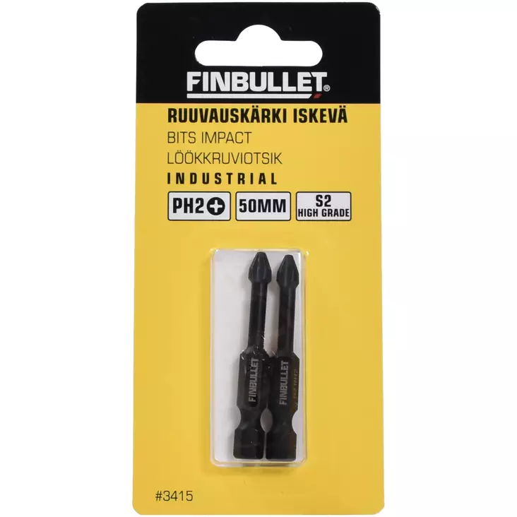 Konekärki iskevä PH2*50mm 2kpl - Kärkisarjat ja kärjet - 6438152034156 - 1