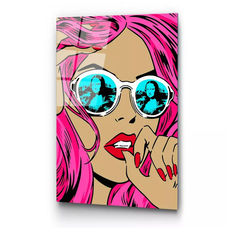 Koristeellinen Karkaistu Lasi Maalaus 70x100 cm - Monivärinen Seinäkoriste 100% Karkaistu Lasi 4 mm - Taulut ja kehykset - 8684282137696 - 1