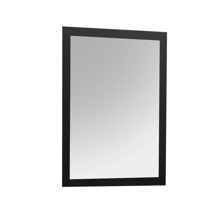 Koristeellinen Peili Musta 40x55 cm - Tyylikäs Sisustuselementti, 100% Muovia, Helppo Asentaa Seinäkiinnityksellä - Peilit - 8684282295556 - 1